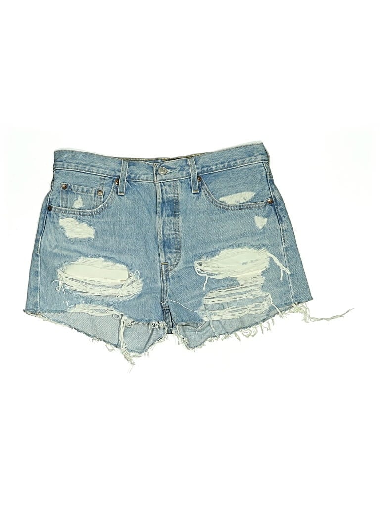Click to view more detailed imagery on our partner's website Pre-owned Levi's Denim Shorts In Blue