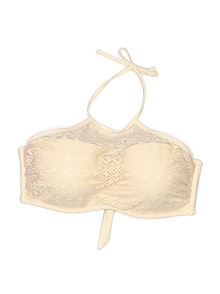 Pre-owned Venus Swimsuit Top Tan Swimwear In Brown