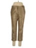 Tibi Metallic Gold Khakis Size 32 waist (estimated) - photo 1
