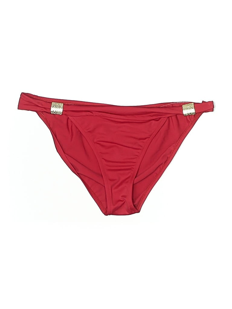 Pre-owned Venus Swimsuit Bottoms In Burgundy