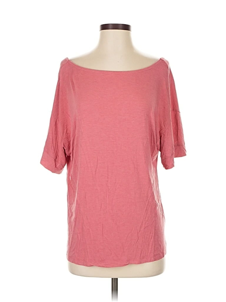 Pre-owned H By Halston Short Sleeve T-shirt In Pink