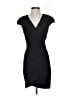 Robert Rodriguez Chevron-herringbone Black Cocktail Dress Size 4 - photo 1