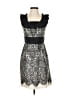 Christopher Deane 100% Silk Black Cocktail Dress Size 0 - photo 1
