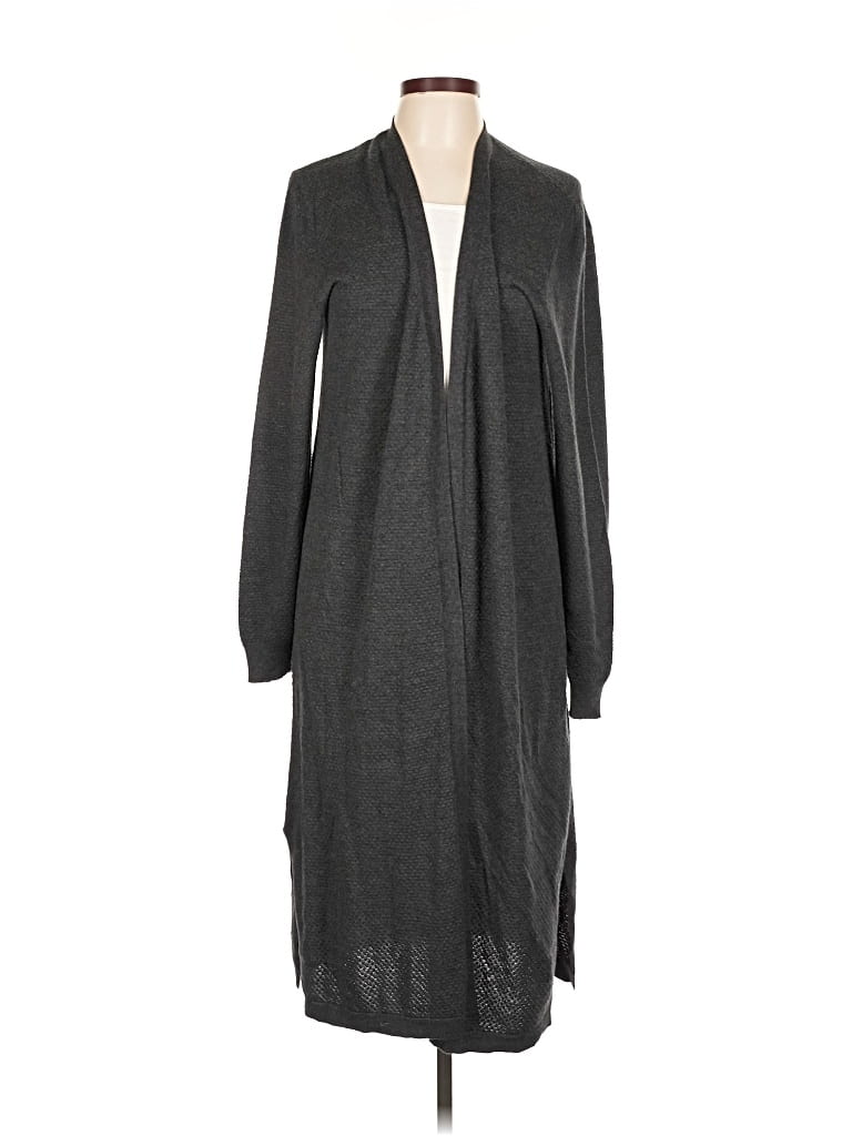 Pre-owned Vince Camuto Cardigan Sweater In Gray