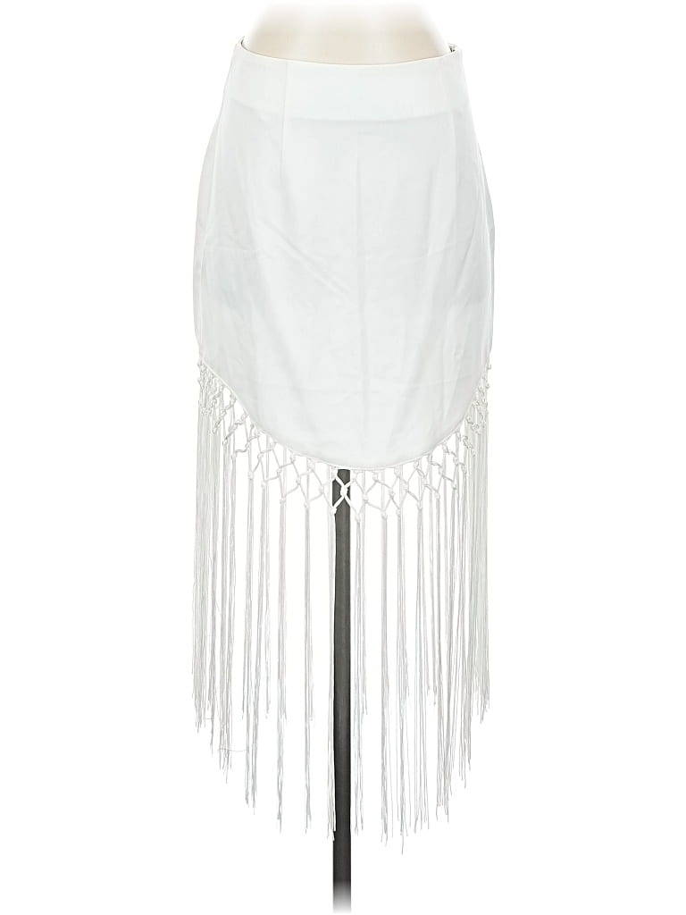 Pre-owned Lulumari Casual Skirt In White