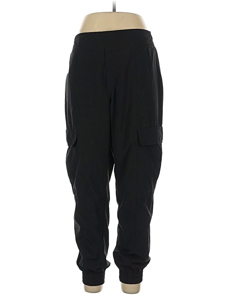 Pre-owned Athleta Cargo Pants In Black