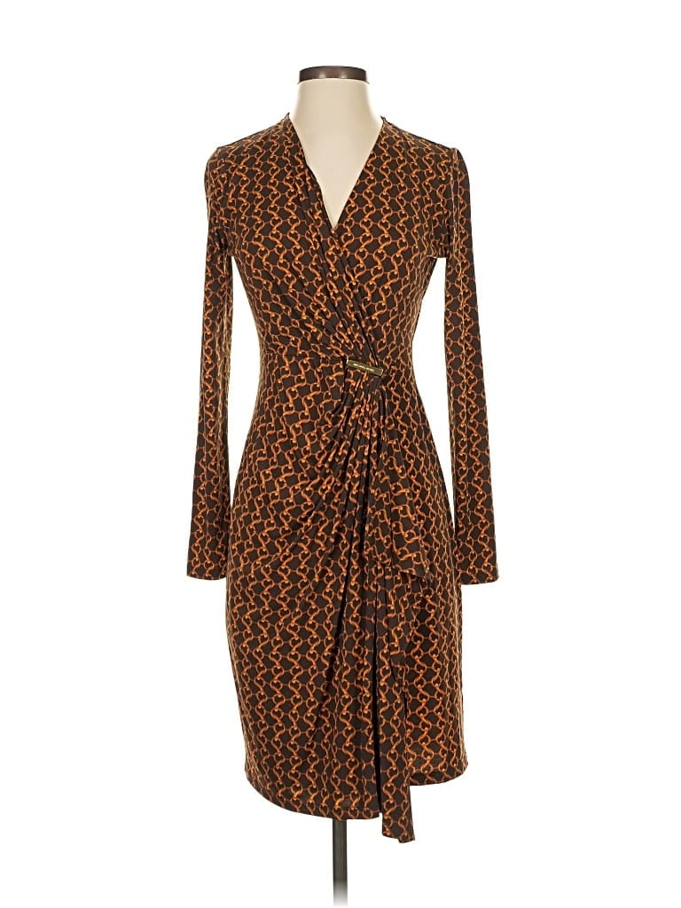 Pre-owned Michael Michael Kors Casual Dress In Brown