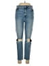 7 For All Mankind Hearts Blue Jeans Size 31 waist - photo 1
