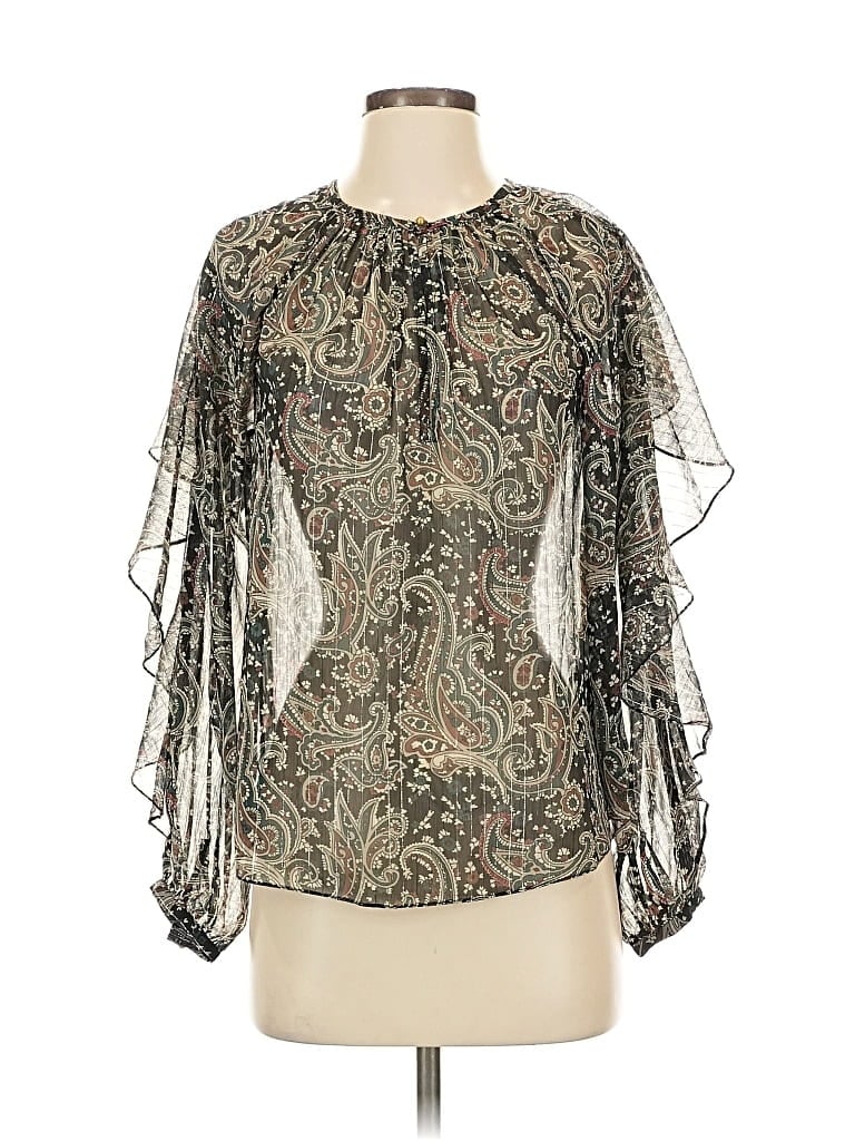 Joie 3/4 Sleeve Blouse In Green