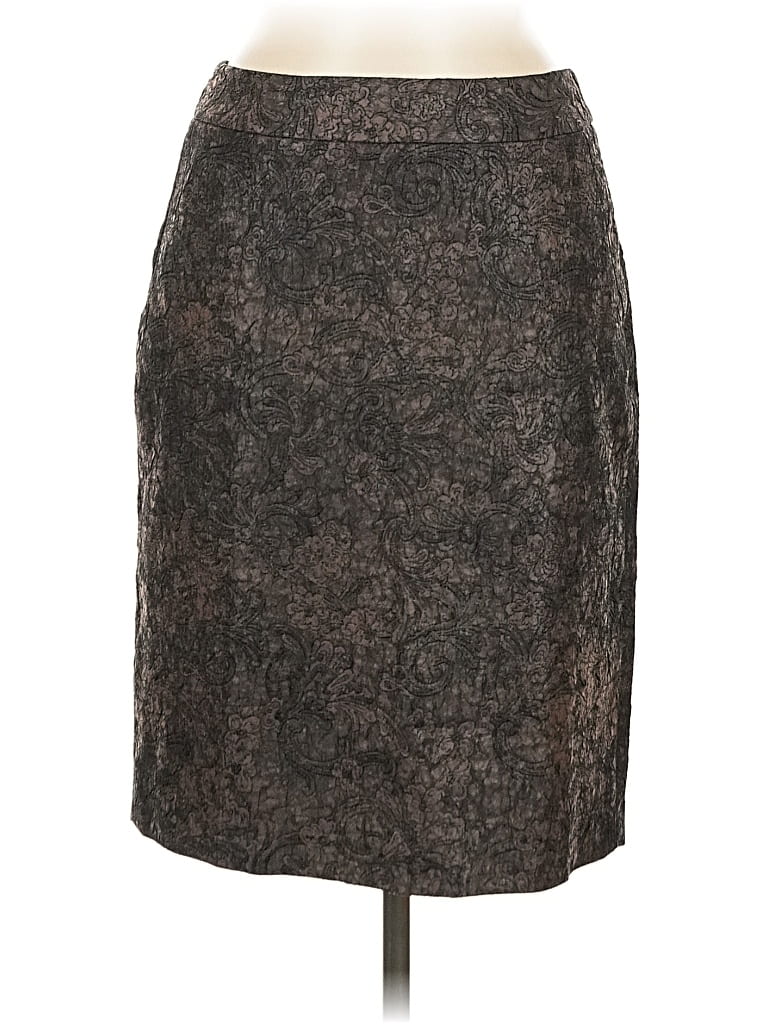 Pre-owned Coldwater Creek Formal Skirt In Gray