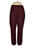 Express Solid Burgundy Track Pants Size L - photo 1