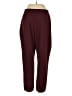 Express Solid Burgundy Track Pants Size L - photo 2
