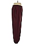 Express Solid Burgundy Track Pants Size L - photo 4