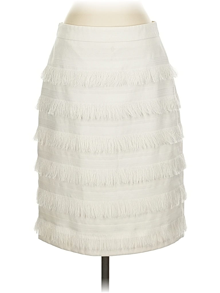 Pre-owned Banana Republic Heritage Collection Formal Skirt In White