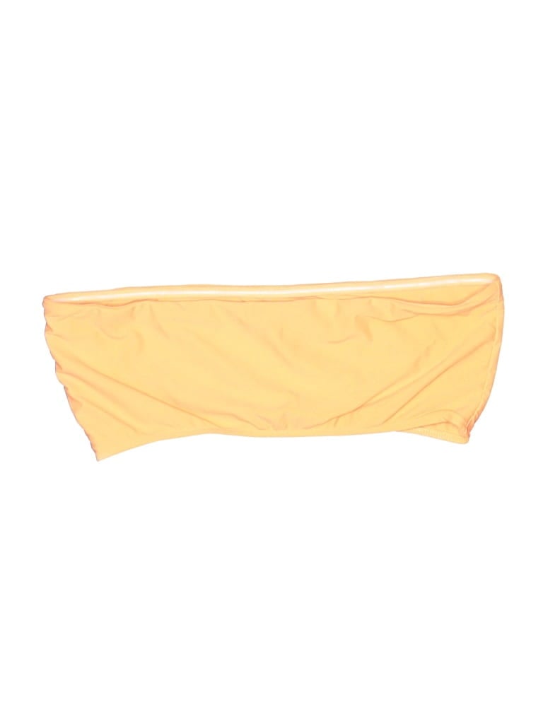 Pre-owned Superdown Swimsuit Top Yellow Swimwear