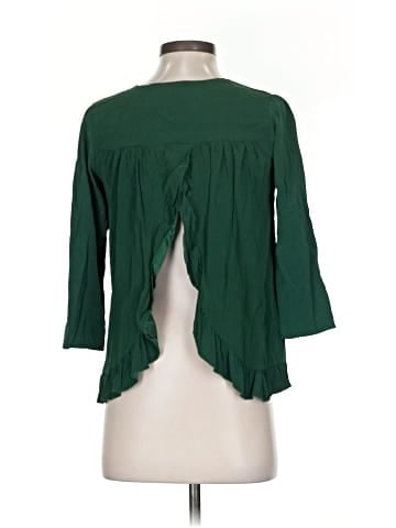 Alisha Levine 3/4 Sleeve Silk Top (view 2)