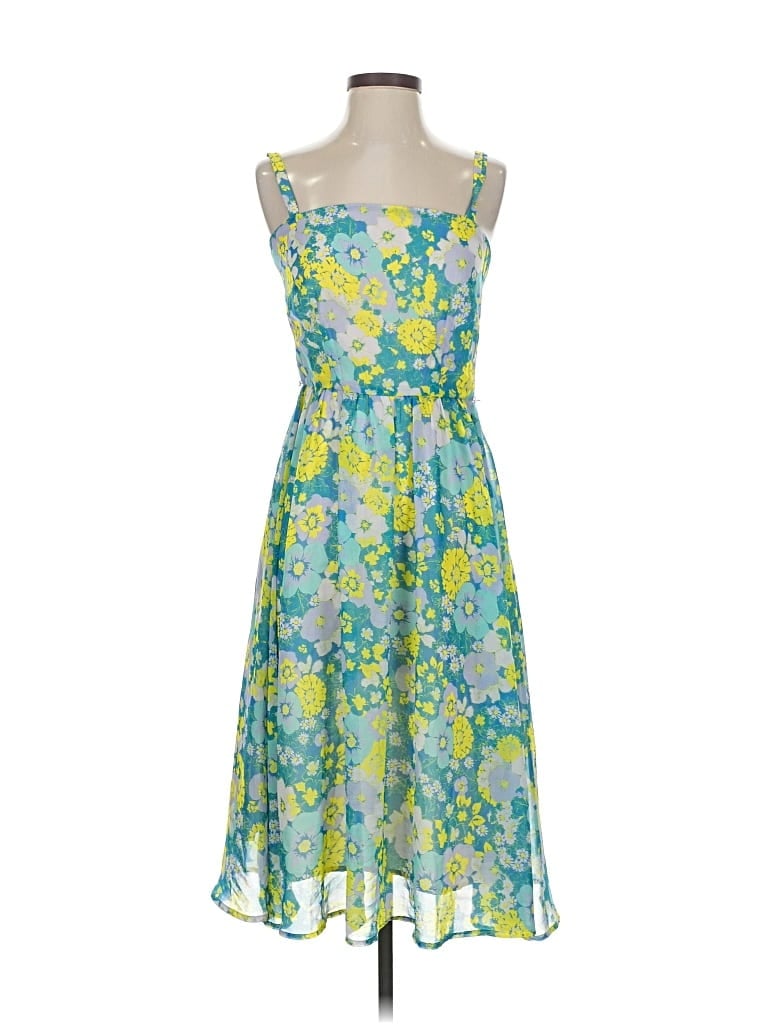 Pre-owned Molly Bracken Cocktail Dress In Blue