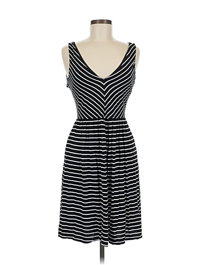 Pre-owned Ann Taylor Loft Casual Dress In Black