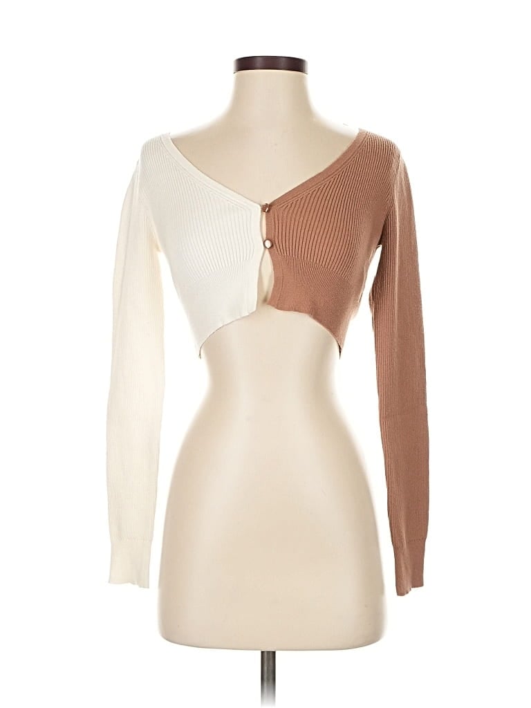 Pre-owned Wild Fable Cardigan Sweater In Brown