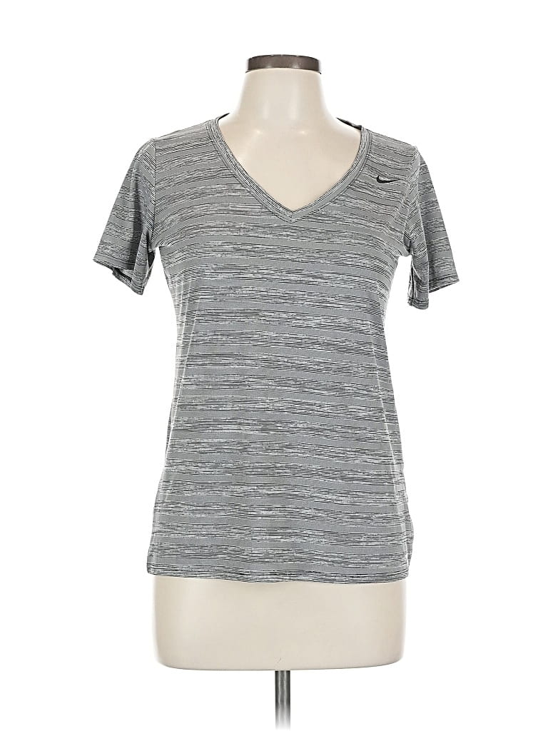 Pre-owned Nike Active T-shirt In Gray
