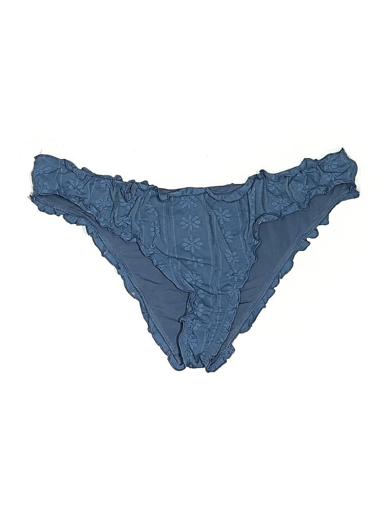 Pre-owned Aerie Swimsuit Bottoms In Blue
