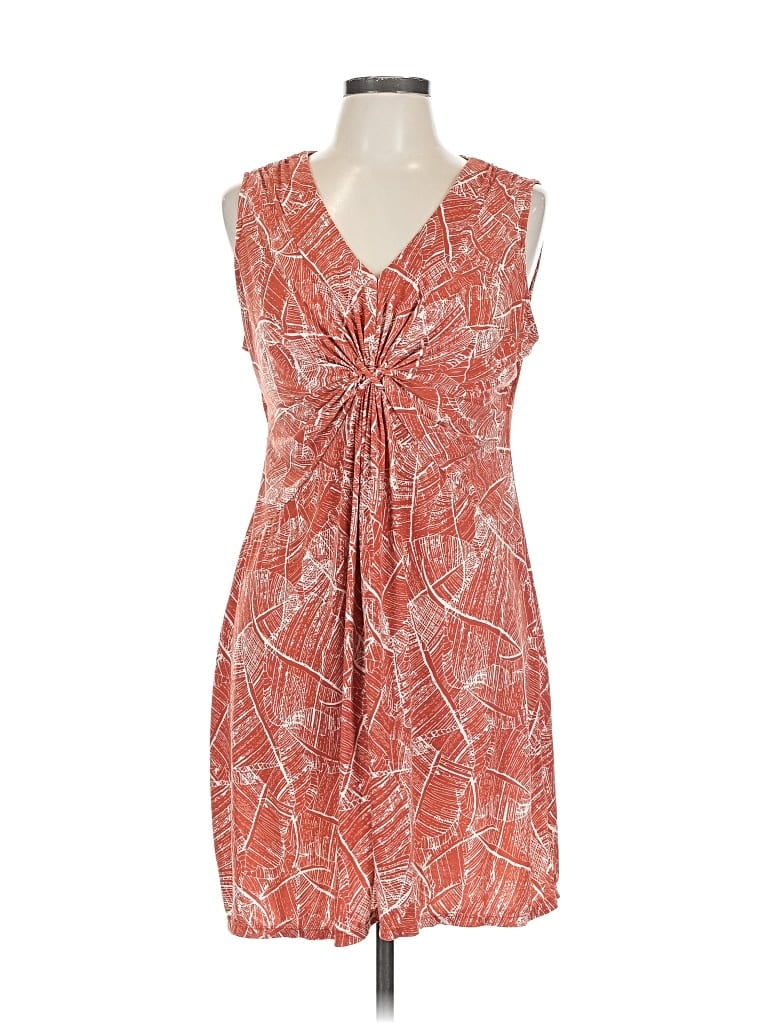 Pre-owned Daisy Fuentes Casual Dress In Orange