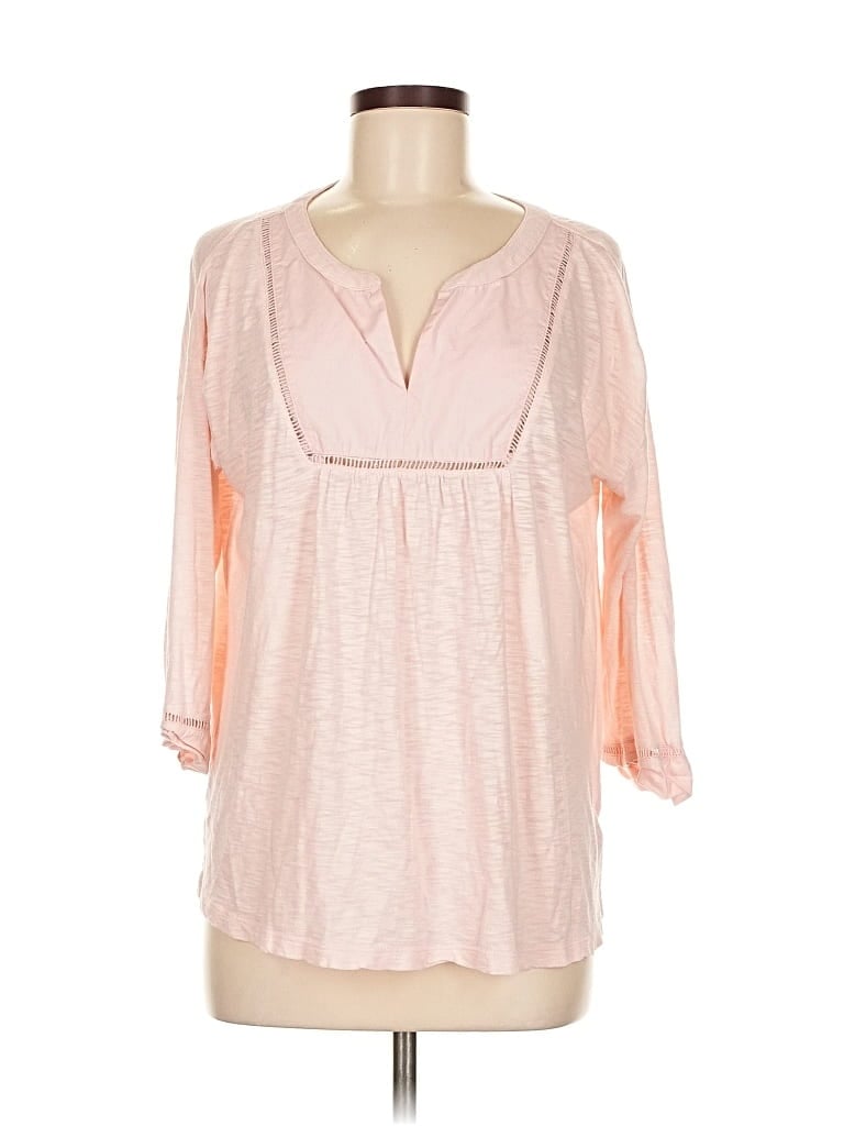 Click to view more detailed imagery on our partner's website Pre-owned Old Navy 3/4 Sleeve Blouse In Pink