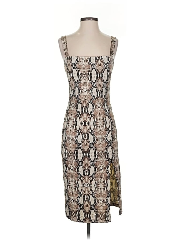 Click to view more detailed imagery on our partner's website Pre-owned All In Favor Cocktail Dress In Brown
