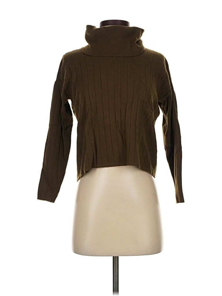 Pre-owned Vila Milano Turtleneck Sweater In Brown