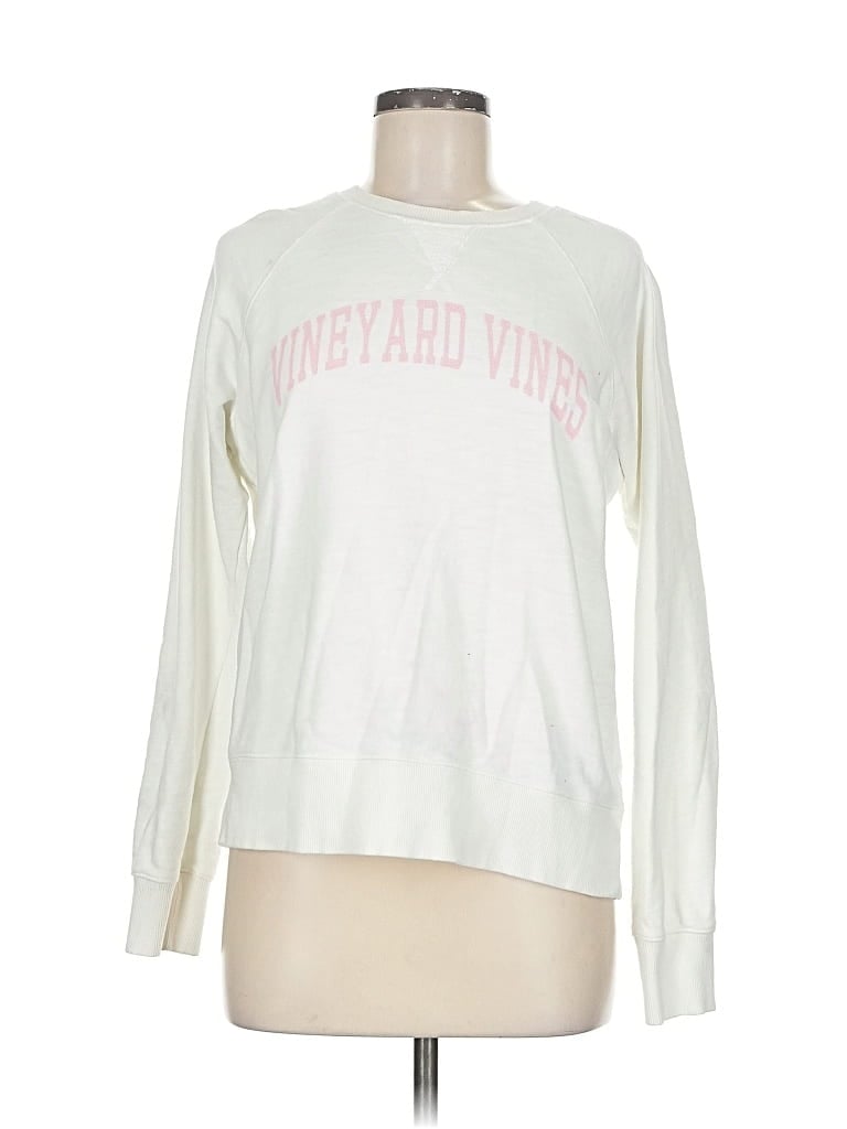 Pre-owned Vineyard Vines Sweatshirt In Ivory