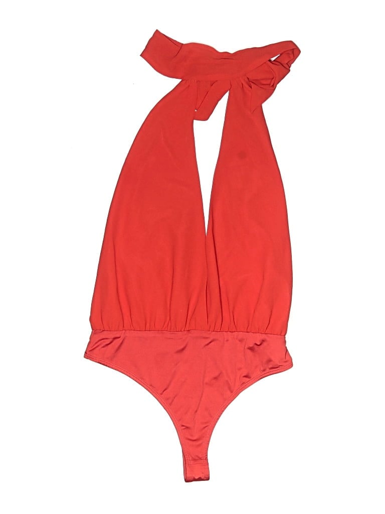 Pre-owned Lovers & Friends Bodysuit In Red