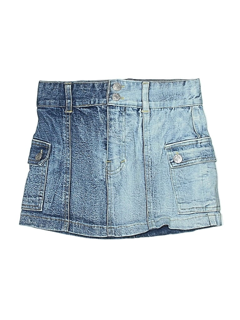 Click to view more detailed imagery on our partner's website Pre-owned Flowers By Zoe Kids' Denim Skirt In Blue