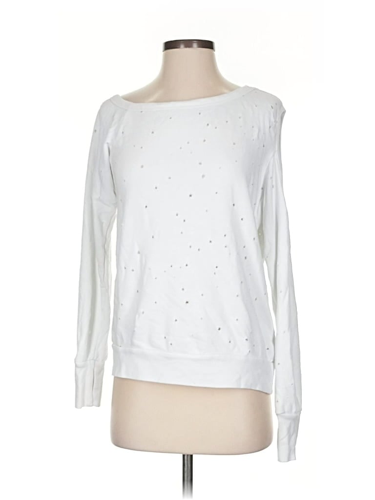 Pre-owned Michael Lauren Sweatshirt In White