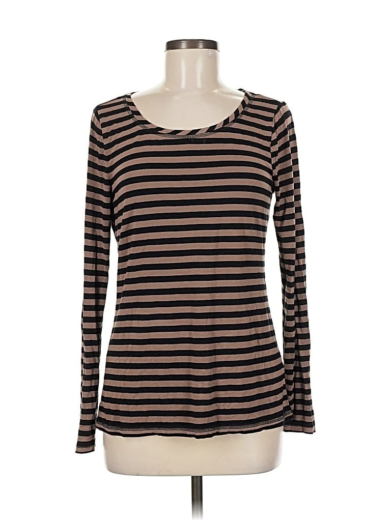 Pre-owned Neiman Marcus Long Sleeve T-shirt In Brown