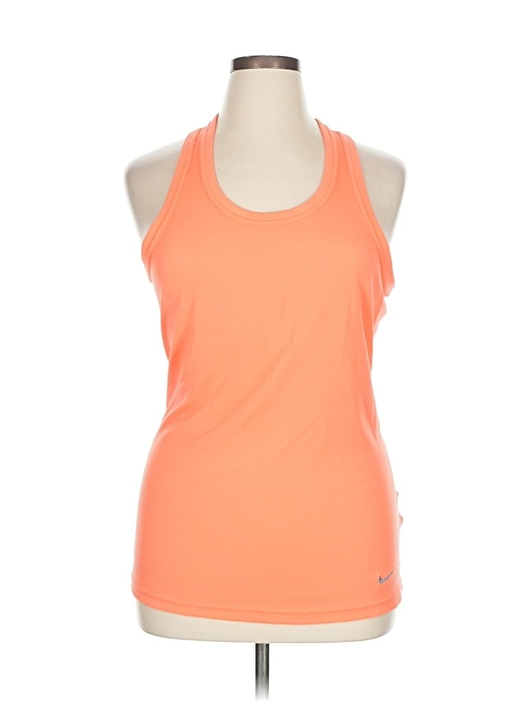 Pre-owned Nike Active Tank Top In Orange