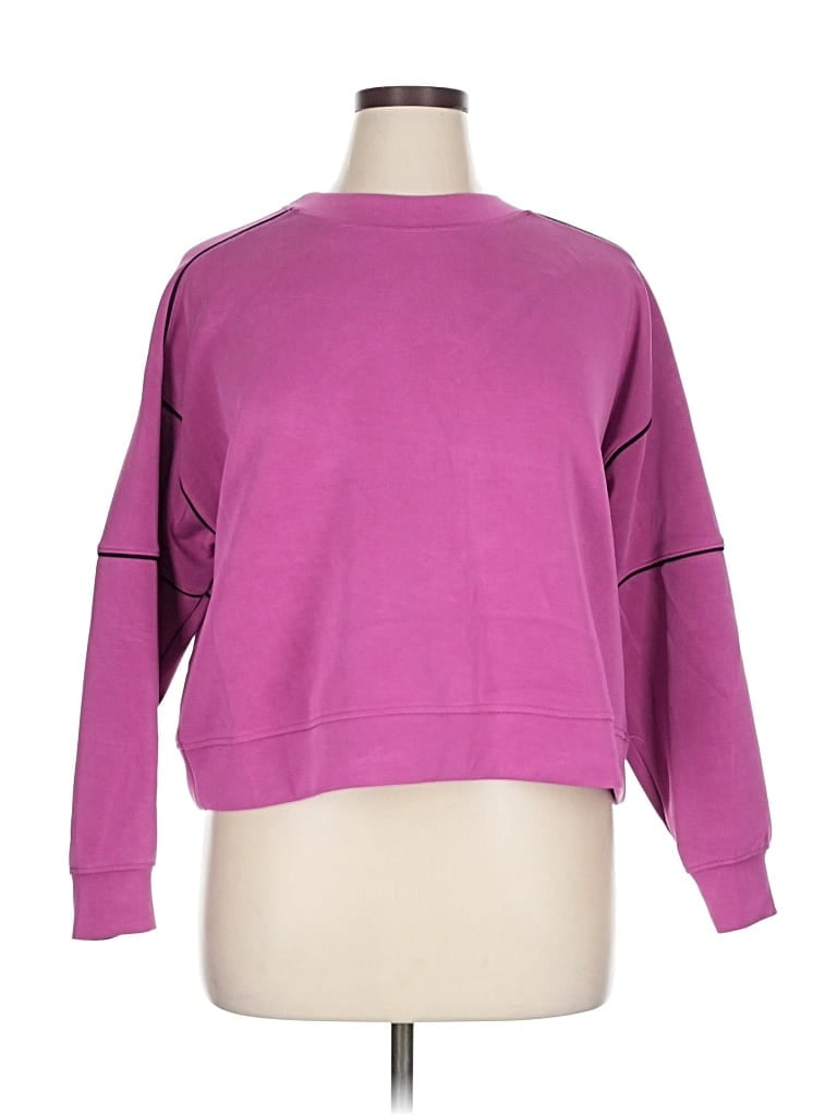 Pre-owned All In Motion Sweatshirt In Purple