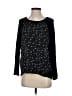 Aqua 100% Polyester Black Long Sleeve T-Shirt Size S - photo 1