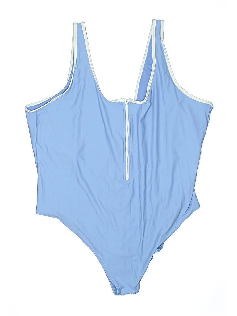 Pre-owned Old Navy One Piece Swimsuit In Blue
