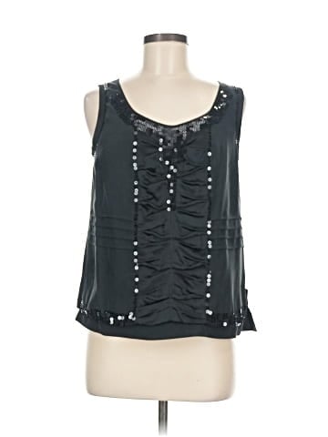 Ellen Tracy Sleeveless Silk Top (view 1)