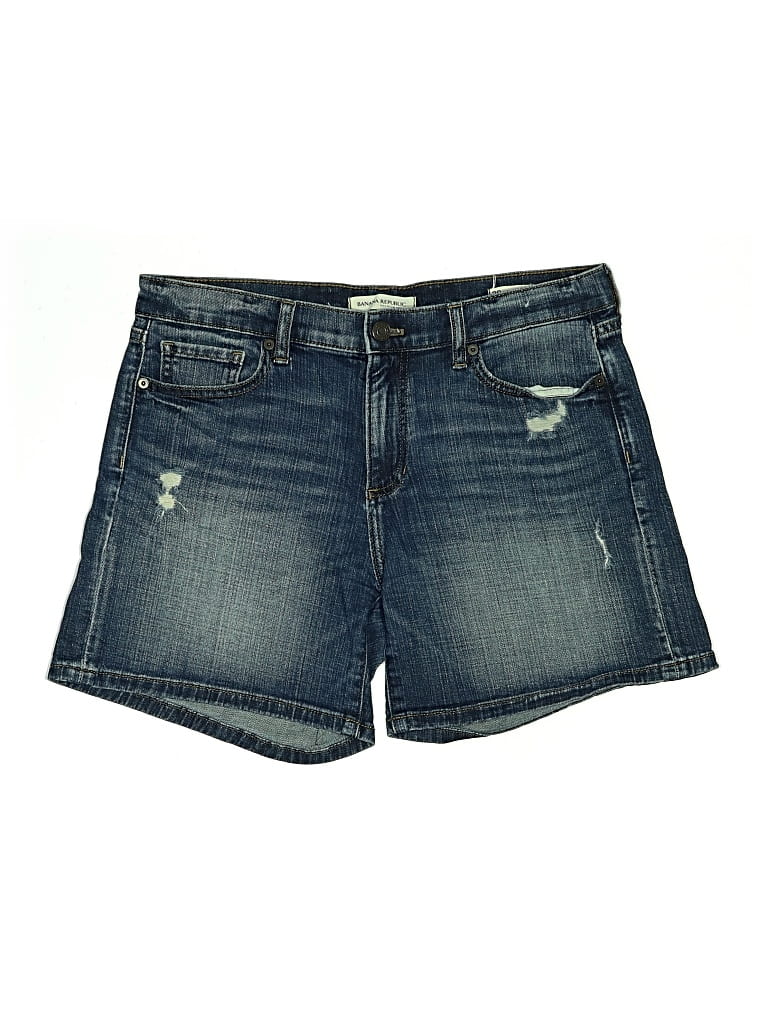 Pre-owned Banana Republic Denim Shorts In Blue