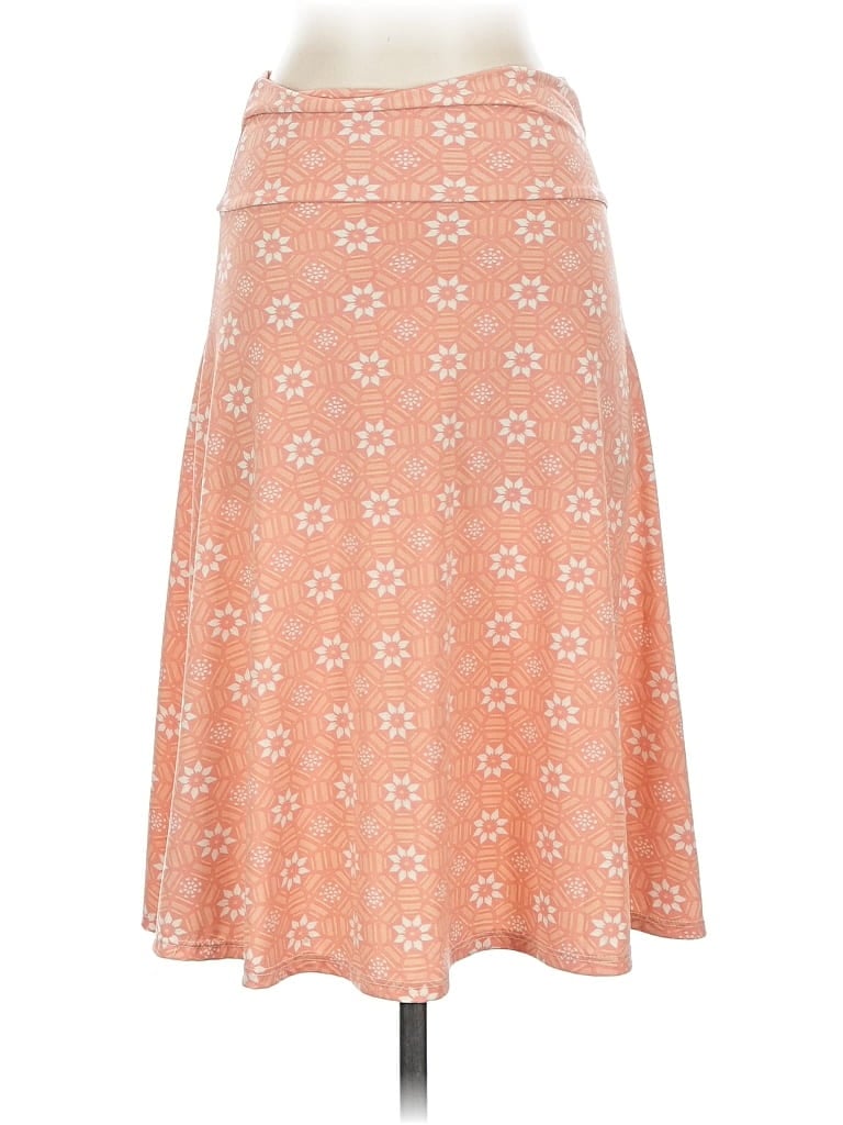 Pre-owned Lularoe Casual Skirt In Orange
