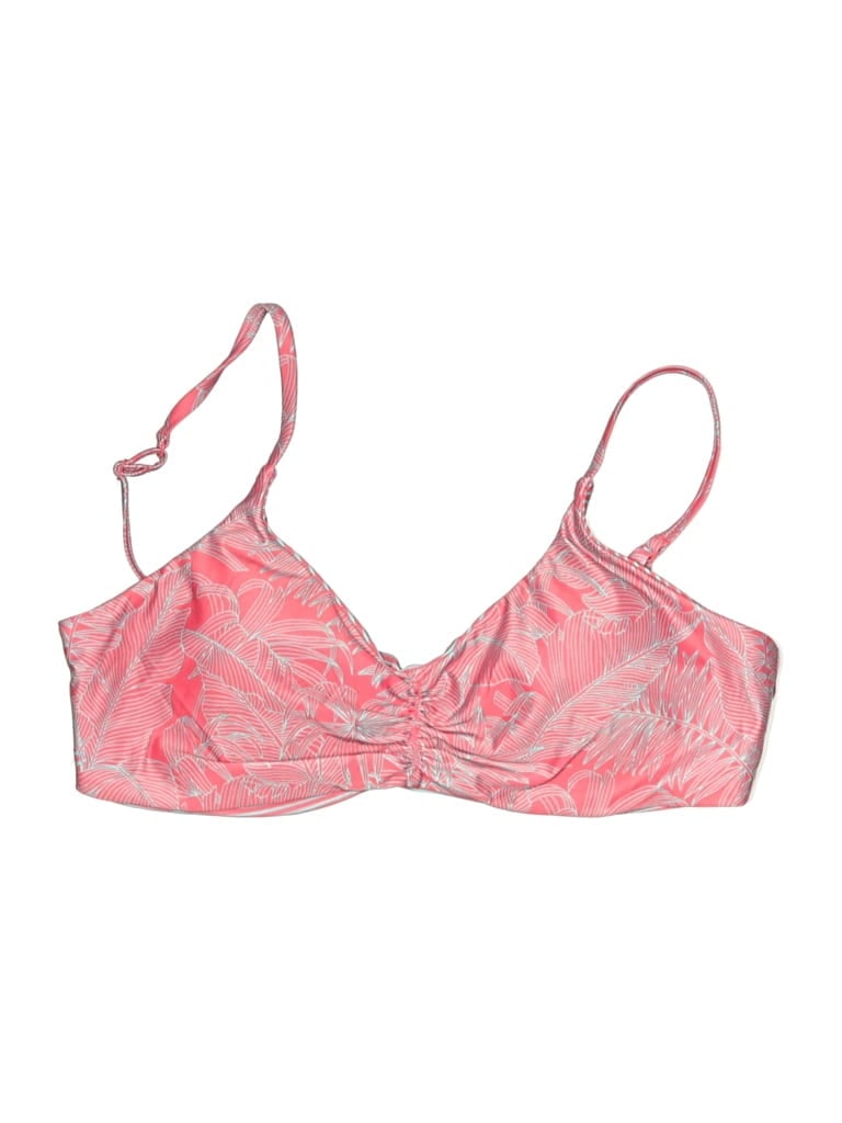 Click to view more detailed imagery on our partner's website Pre-owned Prana Swimsuit Top Pink Paisley Pattern Swimwear