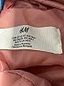 H&M 100% Polyester Solid Pink Snow Jacket Size 2 - photo 6