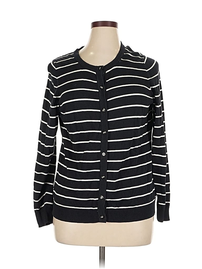 Click to view more detailed imagery on our partner's website Pre-owned Charter Club Cardigan Sweater In Black