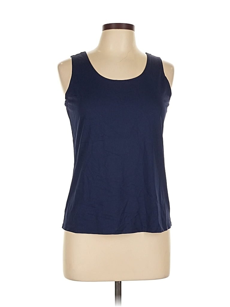 Pre-owned Chico's Sleeveless T-shirt In Blue