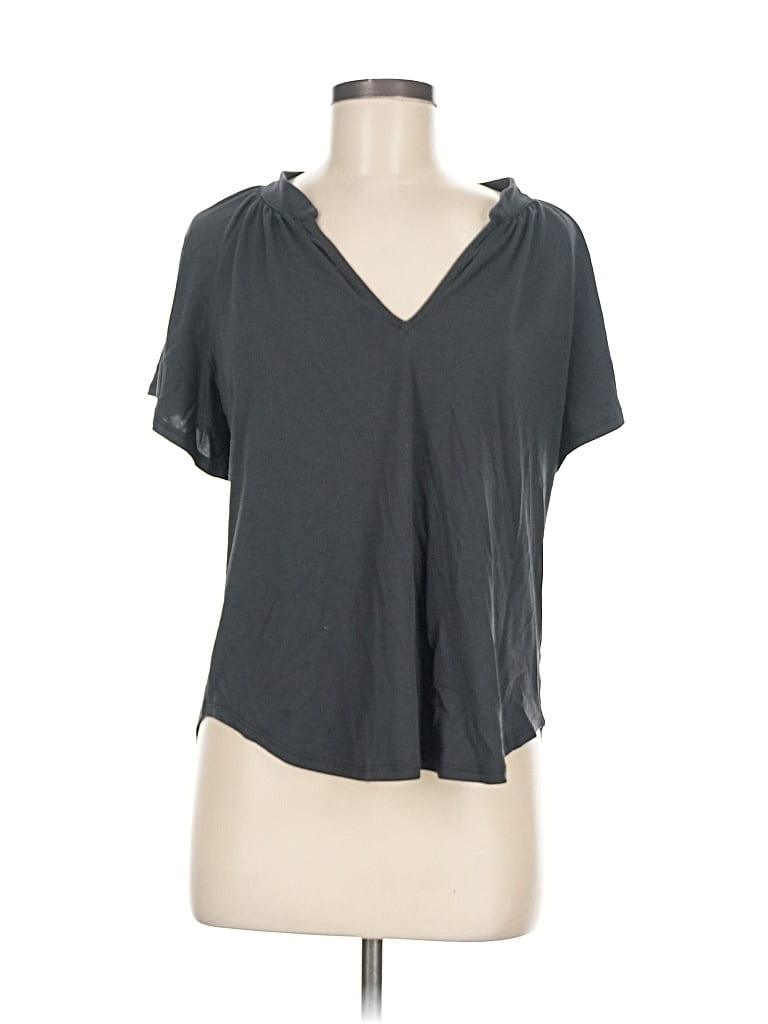Pre-owned Veronica M Short Sleeve T-shirt In Gray