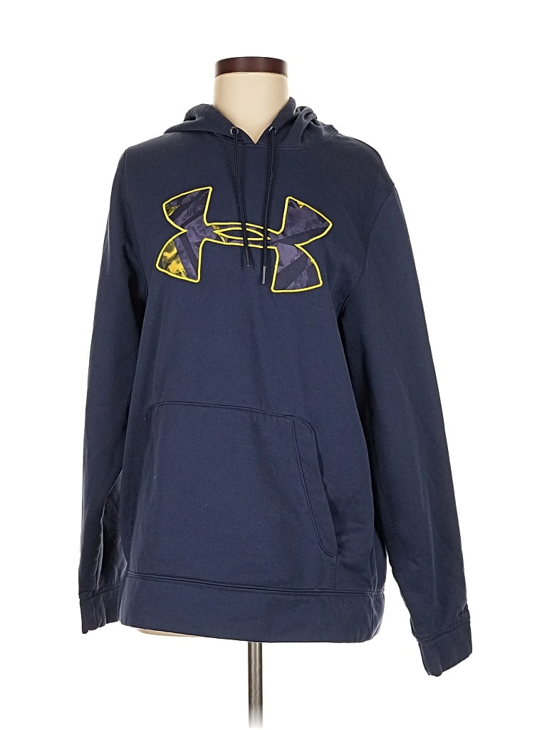 Click to view more detailed imagery on our partner's website Pre-owned Under Armour Pullover Hoodie In Blue