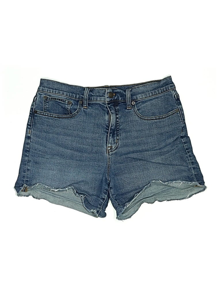 Pre-owned J.crew Factory Store Denim Shorts In Blue