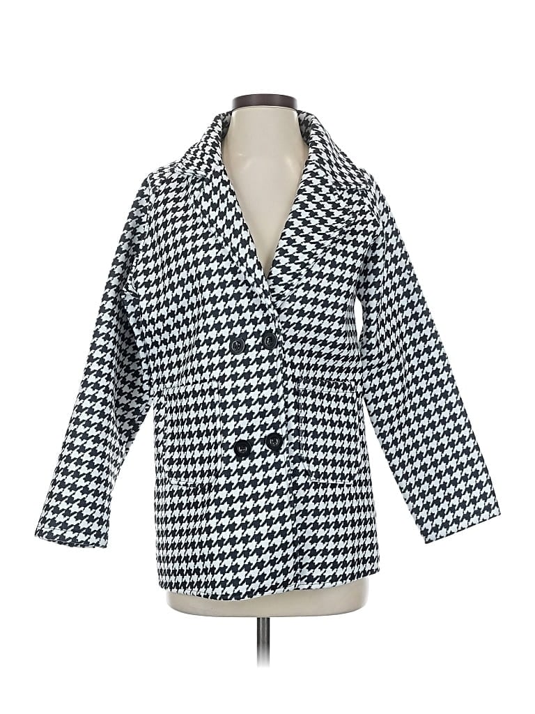 Pre-owned Assorted Brands Coat In Blue