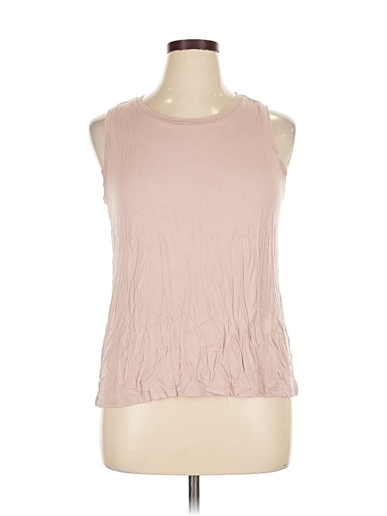 Pre-owned Halogen Sleeveless Blouse In Brown